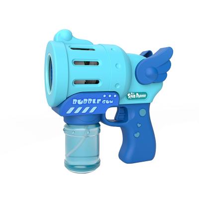 China 3 Years& Up Automatic Bubble Machine Kids Celebrity Explosion Gun Girls Heart CSI Boys And Girls Hand Blowing Online Gatling for sale