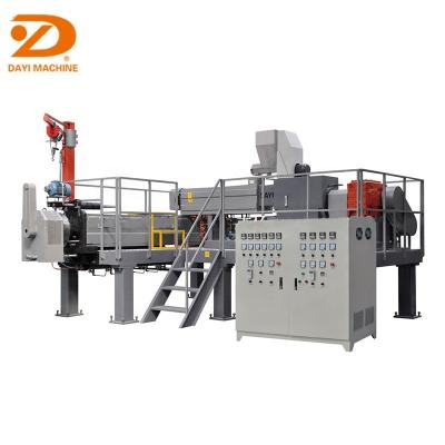 China Good Price Dayi Wheat Plant 3D Snack Cone Bugle Corn Pellet Automatic Continuous Snacks Pellet Fryer and Extruder Machine for sale