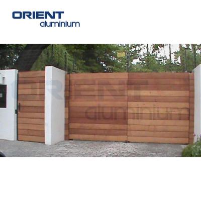 China Official Competitive Driveway Electric Aluminum Sliding Iron Gate Modern Designs Easily Compiled With Factory Wholesale Price for sale