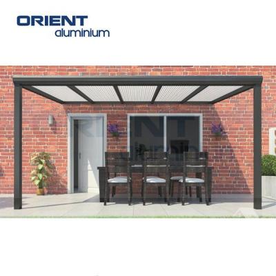 China Easily Assembled Outdoor Aluminum Garden Gazebo Pergola Roof Gazebo Manufacturers for sale