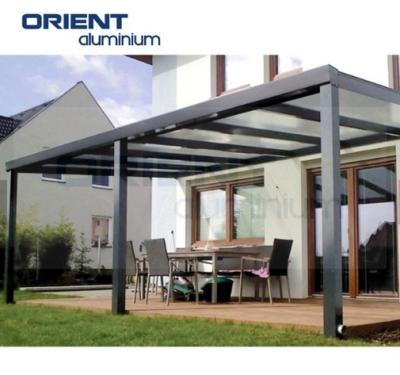 China Motor High Quality Modern Pergola Easily Assembled Aluminum Outdoor Gazebo For Paito Canopy for sale