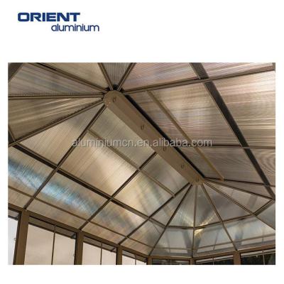 China China Modern High Quality Thermal-break Gazebo Soundproof Outdoor Hollow Solarium for sale