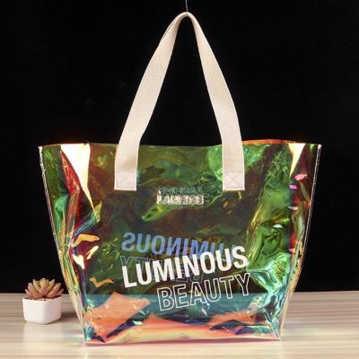 China 2020 High Quality Hot Sale Rainbow Printing Logo Body Bag Handbag Folding Summer Beach Cross Bag Customized By 2020 for sale