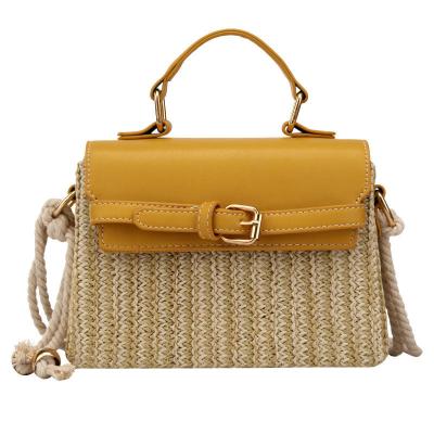 China Other Beach Travel Bag, Women Wave Straw Stylish Outdoor Fashionable Straw Hand Woven Bag Wholesale for sale