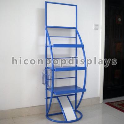 China Free Standing Boutique Store Fixtures And Displays Metal Wire For Drink for sale