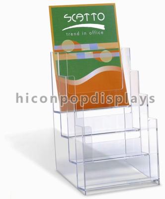 China Clear Acrylic Retail Store Fixtures Display Stands Counter Top for sale