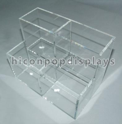 China Counter Top Clear Acrylic Makeup Organizer Merchandise Recyclable for sale