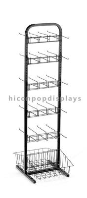 China Exhibition Flooring Display Stands / Metal Wire Grid Display Racks for sale