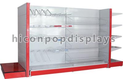 China Flooring 4 Layer Retail Gondola Shelving Displays for Supermarket for sale