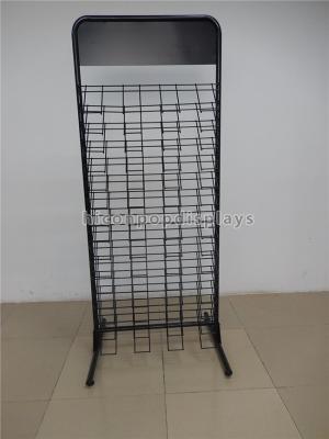 China Metal Wood Tiles Display Racks , Indoor Floorstand Tiles Display Stand for sale