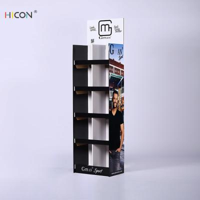 Κίνα 5-tier T-shirt Display Cardboard Display Stands for Sportswear προς πώληση