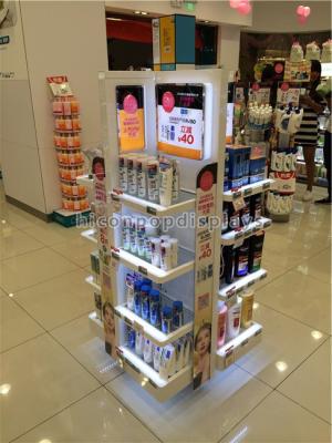 Chine Présentoirs promotionnels de maquillage d'éclairage d'Instore de présentoir de cosmétiques à vendre