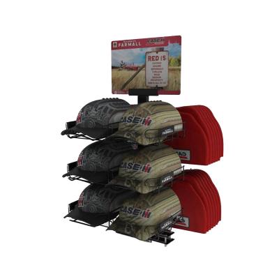 China Countertop-Metallhut-Beanie Display Rack Cap Store-Befestigungs-Werbung zu verkaufen