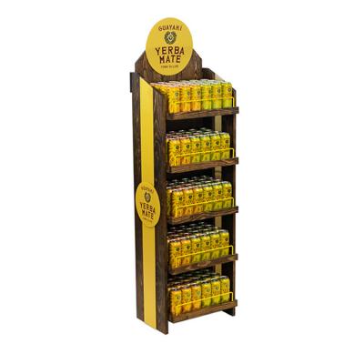 China Creative Retail Wine Display 5-tier Wine Store Merchandising Displays zu verkaufen