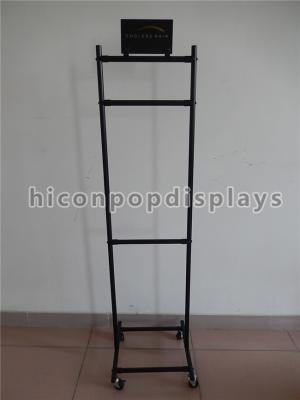 China Salon Hair Extension Retail Store Displays Metal Beauty Supply Store Display Shelf for sale