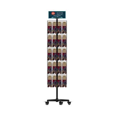 Κίνα Shoe Display Rack Custom Metal Sock Display Rack Double Sided With Detachable Hooks προς πώληση