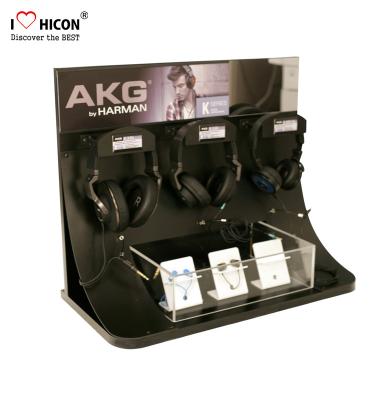 Κίνα Ακρυλικό Countertop στάσεων επίδειξης Earbud ακουστικών στάσεων επίδειξης εξαρτημάτων λογότυπων συνήθειας προς πώληση