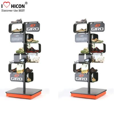 China Freestanding Shoes Store Retail Supplies Metal Store Display Fixtures for sale