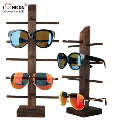 Chine Affichage commercial Rods d'Eyewear de partie supérieure du comptoir de magasin de monocle pour 5 paires de lunettes de soleil à vendre