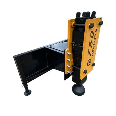 China Pile Driving Hydraulic Pile Breaker Hammer Post Driver for Skid Steer Loader for sale