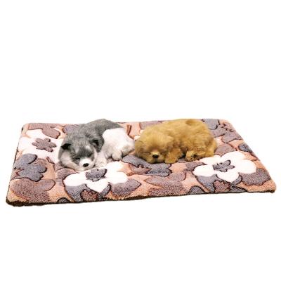 China Travel Pet Cat Bed Dog Bed Thickened Pet Fleece Protector Blanket Mat Cushion Home Portable Washable Soft Blanket Keep Warm S/M/L/XL/XXL/XXXL for sale