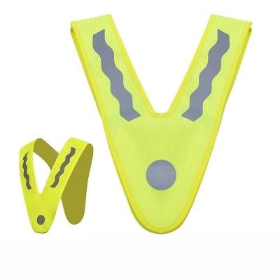 China V cuello niños chaleco reflectante de algodón transpirable chaleco hi vis unisex en venta