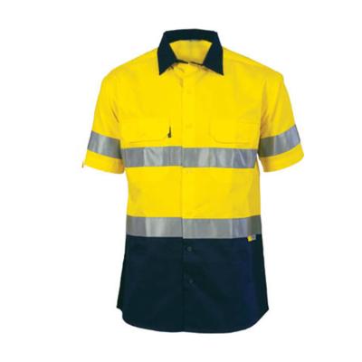 China Kortsleeve High Visibility werkhemden OEM Hi Vis Polo shirts Te koop