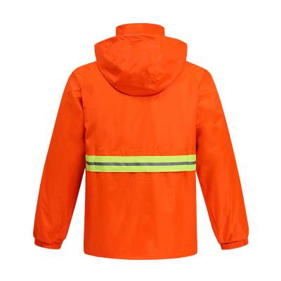 中国 ユニセックス 反射式 安全 レインウェア  Zipper 閉塞 Hi Vis レインウェア 販売のため