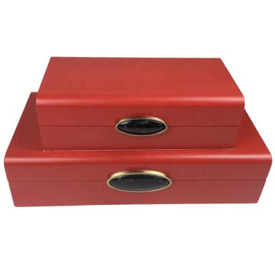 China High End Ready To Ship Home Furniture Minimalist Style Wooden Decorative MDF Boxes For Home Decor for sale