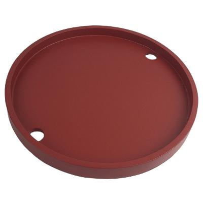 China High End Wholesale Home Accessories Decor Pieces Round Serving Tray Decorative Tray For Home Coffee Table Decor for sale