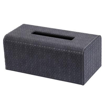 China High End Ready To Ship Tissue Box Maker High Quality Leather Handmade Box Tissue Holder For Home Decoration for sale