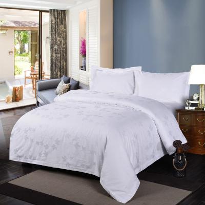 China Wholesale Nondisposable 100% Cotton Hotel Bed Sheet SetsCustomize Sheet White Linen Bedding Set for sale