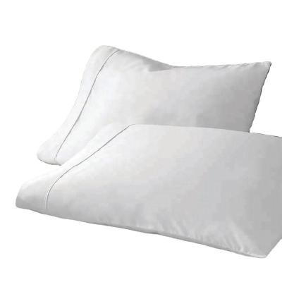 China Hot Selling Hotel Bedroom Hotel Bed Pillow Protector Cover Anti-static Wholesale White Microfiber Pillow Case for sale