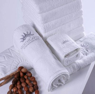 China Wholesale 100%Cotton Luxury Hotel Bath Towel Plain Cotton Disposable Bath Towel Sets For Five Star Hotel for sale