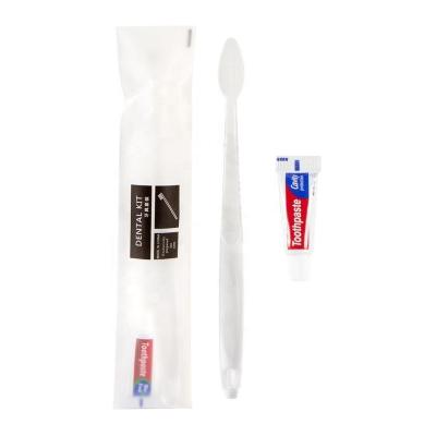 China Custom Logo Dental Kit Simple Soft handfeel /soft fur 2023 good hair new for hotel disposable for sale