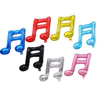 China Promotional Toy Notes Music Foil Helium Balloons for Wedding Party Festival Celebrate Decoration for sale