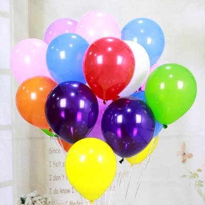 China Party Decoration 10 Inch 2.2g 100 Pcs Balloon Cheer Beaded Latex Balloons Birthday Wedding Party Decoration for sale