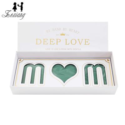 China Zexwrap Handmade Luxury Rectangle Shaped MOM Flower Boxes For Mother's Day Gift for sale