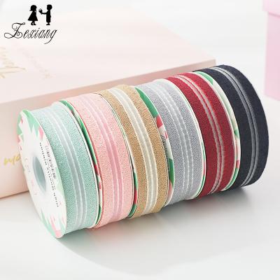 China Wholesale Good Quality 2.5 Yards Cm*25 Everyday Gift Decorative Christmas Satin Ribbon Bow Gift Cotton Wrapping Ribbon for sale