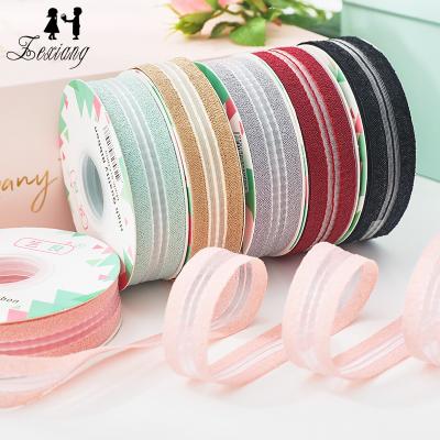 China Luster Zexwrap New Design Luxury 2.5cm Chiffon Lace Flower Ribbon For Cake for sale