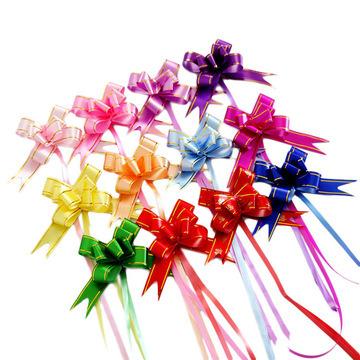 China Waterproof 15# Hand-pulled Flowers DIY Gift Wrapping Bows for sale