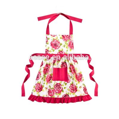 China Custom Wholesale 100% Drinks / Food Cotton Home Textile Kitchen Aprons for sale