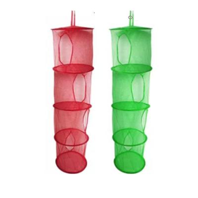 China Eco - Friendly Folding Hanging Mesh Pouch Wholesale Sustainable Organizer for sale