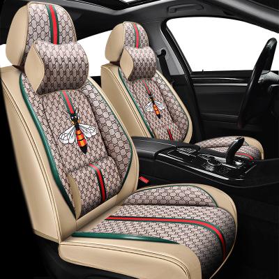 China High Quality Car Seat Covers Leather Sports Polyester Cushion Covers Luxury Car Seat Decoration Accessories for sale