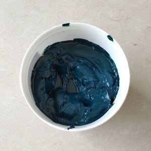 China SC-8100 Emerald Green Fabric Ink Screen Printing Stamps Silicone Color Paste for sale