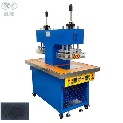 China KY-0202 Metal Blue Color Silicone Embossing Machine For Clothing Label Priting for sale