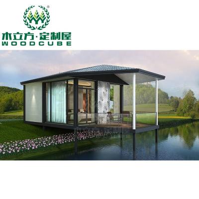 China Wall And Floor Framecad System Self Heating Steel Structure Villa Prefab House for sale