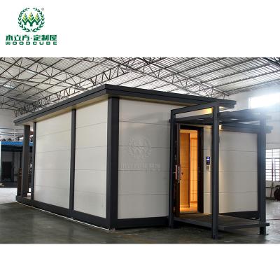 China Self Heating Wall and Floor System Travel Prefab House Insulated Container House German for sale