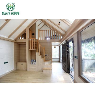 China self heating wall and floor system mini prefab house/prefab light steel treehouse house for sale