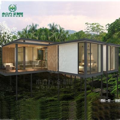 China Simple Modern Capsule Hotel Container Home Luxury Prefab Prefab Hotel Building for sale